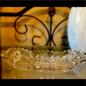 Heavy Cut Crystal tray